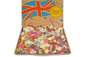 Heavenly Sweets - Chocolate Pick and Mix Sweets Gift Box 800g - Retro Chocolate Mixed Pick & Mix Selection Candy, Birthday, Independence Day and Summer Party, chocolate gifts for women, for him