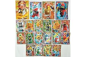 NINJAGO SERIE 3 Lego Ninjago Serie 2,3,4,5 - Limitierte Gold Karten Trading Card XXL und Normal Karten aus den Ninjago Serien