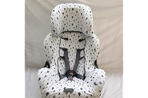 moon-bebe Funda para Silla de coche Klippan Kiss 2 Y KLIPPAN PLUS (BLANCO)