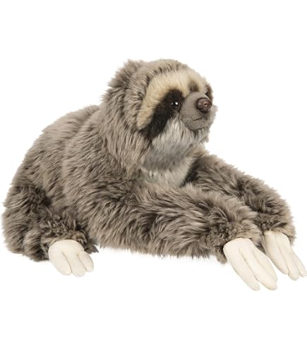 Heunec – Peluche Bradipo Con Calamite, 25 Cm, Marrone Mélange, Per Bambini Da 0 A 99 Anni - 2