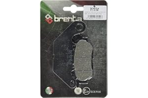 Brenta Pastillas freno organiche Moto para Yamaha T 135 Crypton, XC 125 VITY, YBR 125 ED