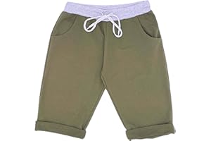 stylx Damen Shorts Capri Bermuda Boyfriend Kurze Sommerhose Sporthose Hot Pants