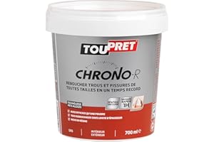 Toupret 191020 Chrono-R pâte pour reboucher trous/fissures 700 ml