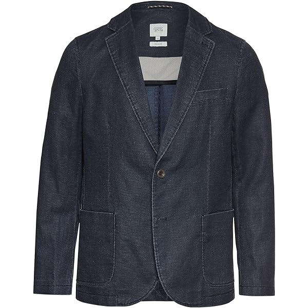 Camel Active Herren Sakko - Karierte Wolloptik Im Regular Fit