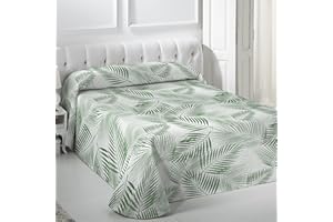 VIALMAN Colcha Bouti Ligera Sofia 30 para Cama de Matrimonio de 180 y de 200 cm | Colcha Cama 180 y 200 | Tamaño Colcha 270x270 cm, Color Verde