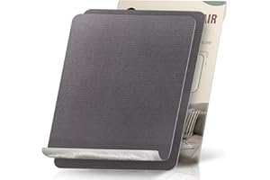 OAZ Patch Tissu Autocollant, 23x28 cm 2 pièces Tissu Toile Autocollant, Patch Toile Imperméable Autocollant pour Canapé Tente Meuble Siège Voiture Chaise Longue, Gris foncé