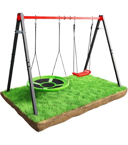 Picchetti in Acciaio, Ancoraggi per Trampolino, Ancoraggio a Terra Resistente, Prevenzione Venti Forti, Spirale per Fissaggio Altalene