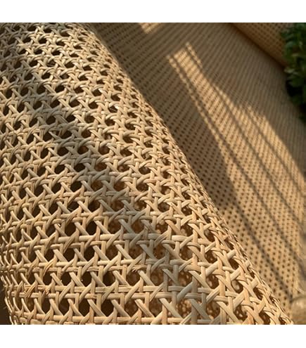 Rotolo Di Tessuto In Rattan Intrecciato Per Fai Da Te - Larghezza 35-60 Cm, Lunghezza 100-200 Cm, Per Sedie, Schermi, Decorazioni