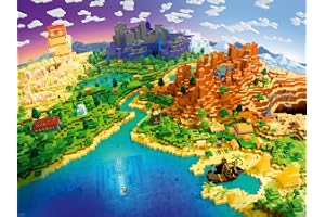 Ravensburger 12000433 - World of Minecraft - pussel 1500 bitar - pussel för vuxna och barn från 14 år och uppåt, minecraft-pu