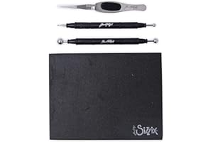 Sizzix Tim Holtz Shaping Kit 665304 – Scrapbooking and Cardmaking Paper Sculpting Set (Black)