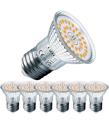 Lot 2 Ampoules Réflecteur R80 60W E27 – Mat Ultra Chaud, Dimmable – Éclairage Accentuation