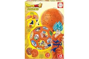 Educa - Puzzle 3D Dragon Ball Ball z 32 częściami i w które możesz grać | Możesz jeździć na różne kształty (19371)