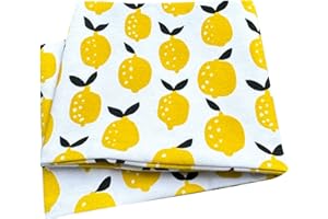 ‎WOLLHUHN Wollhuhn ÖKO Mädchen/Damen/Buben Cooles Elastisches Stirnband/Haarband Bequem Jersey Baumwolle Viele Motive 21215155 (Zitrone Weiß/Gelb)