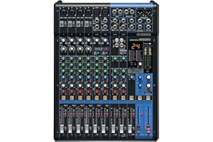 Yamaha MG12XU - Console de mixage compacte avec 12 canaux d'entrée, effets, USB et préamplis micro D-PRE