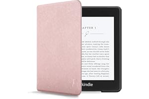 Forefront Cases Funda para Amazon Kindle Paperwhite 6.8" (10.ª Generación, Modelo: 2018) - Delgado Ligera y Protectora Funda para Kindle Paperwhite 6.8" - Smart Auto Sueño Estela Función - Oro Rosa