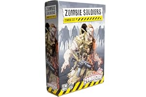 Zombicide 2ème édition Zombie Soldats Set,Jeu de société de stratégie,Jeu coopératif pour Adolescents et Adultes,Mini Figurines de Zombie,Temps de Jeu Moyen 1 Heure,Fabriqué par Cmon
