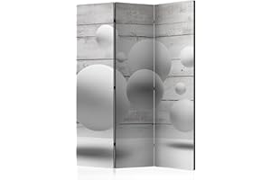 murando - Paravento da Interno Astratto 135x172 cm 3 Pannelli - Stampa Unilaterale su Tela in TNT - Separe per Ufficio Ambienti Paraventi Decorazioni Moderno Soggiorno - Effetto 3D f-A-0322-z-b