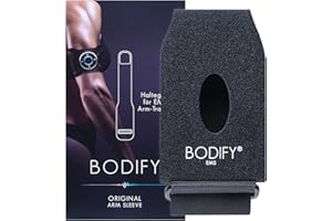 Bodify® Correa de sujeción para Brazos y piernas EMS – para una fijación Adicional de Almohadillas de Gel – Correa para Brazos y piernas – para Hombres y Mujeres – La Original (sin incluir)