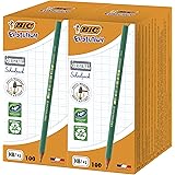 BIC Evolution ECOlutions, Maxi-Pack Matite Grafite, 200 Unità, Mina HB Resistente, Cancelleria Scuola e Ufficio