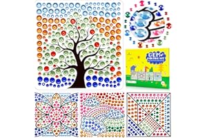 DazSpirit Suncatcher Bastelsets für Kinder, Fenster Edelstein Bastelsets für Kinder im Alter von 6 7 8 9 10 Jahren, Diamant Malerei Kits, DIY Diamant Spielzeug kreatives Kindergeschenk für Mädchen