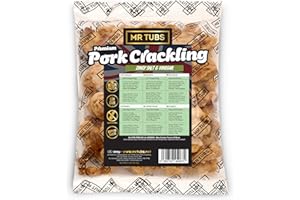 Mr Tubs Pork Crackling Worek zbiorczy 250g - Skwarki dla smakoszy, nie skórki - Wybierz swój smak - Bezglutenowe, wysokobiałkowe, niskowęglowodanowe, przyjazne keto skórki wieprzowe, przekąska mięsna