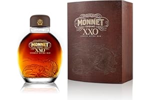 Monnet XXO | Cognac aus Frankreich | Gold & Cognac des Jahres Meiningers International Spirits Awards | mit Premium Geschenkverpackung | vollmundig komplexer Geschmack | 40% Vol. | 0,7 Liter