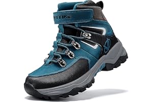 ASHION Dziecięce buty zimowe, buty trekkingowe, buty zimowe, buty na śnieg, dla dziewcząt, buty trekkingowe, dla chłopców, buty bawełniane, ciepłe buty trekkingowe