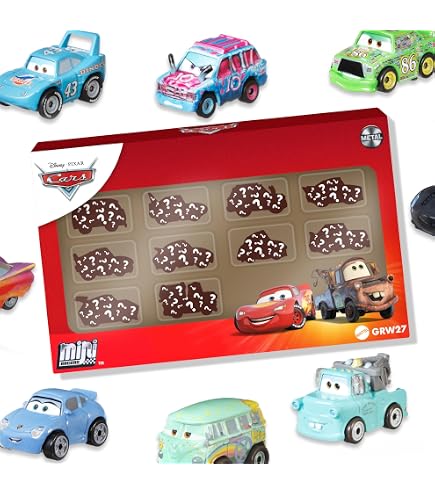Disney Pixar Cars Mini Racers - Paquete de 3 (Rusteze Cruz Ramirez
