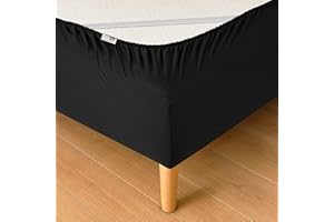 ‎WRAPPYBAG WRAPPYBAG Betthusse 90 x 200 mit Gummizügen – Erneuern und Modernisieren Sie Ihr altes Bett – Farbe Schwarz - 6 Größen verfügbar