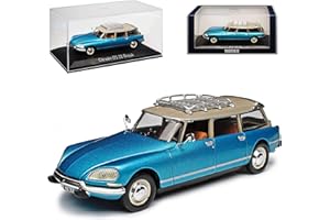 NOREV CITROEN Citroen DS23 Kombi Break Blau mit Dachträger 1972-1975 1/43 Norev Modell Auto mit individiuellem Wunschkennzeichen