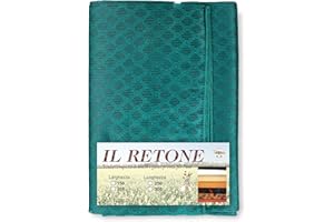 Tex family TENDA rete ZANZARIERA a ROMBO da esterno piombata in 8 misure diverse unito VERDE - Cm. 200 x 250