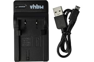 vhbw USB Ladegerät kompatibel mit Minolta NP-800 Kamera Camcorder/Akku - Ladeschale, Ladeanzeige, 8,4 V