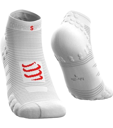 BV Sport STX Evo – Chaussettes De Trail Anatomiques Noir/Rouge – Maintien Et Confort Pour La Course