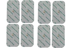Large Tens Pads With Stud Tens Electrodes For Beurer Sanitas Tens Machines Set of 8 by Healthcare World