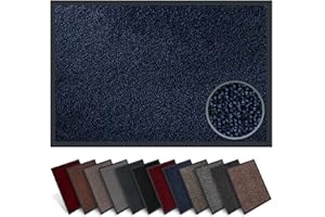 Carpet Diem Fußmatte innen, große Auswahl, Größe: 40x60 cm, Farbe: blau-schwarz - Halten Sie Ihr Zuhause sauber mit unserer Schmutzfangmatte