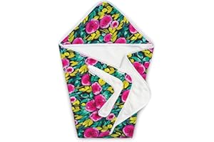 Tiny Twinkle Set Asciugamano Cappuccio E Salvietta In Kaffle Morbido Elegante Peony - 200 g