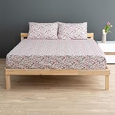 Soley | Liberty | 100% Cotton Single 100 x 200 Rubber Sheet Set Claret Red