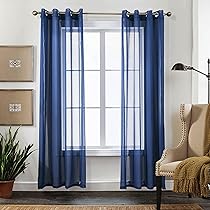 Luxfieo Verdunkelungsvorhänge 2er Set - Blau Grau Geometrisch Design 220cm Lang
