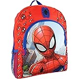 Marvel Zaino Spiderman per Ragazzi e Ragazze | Borsa da Scuola per Bambini Spiderman | Zaini per bambini | Merce Ufficiale di