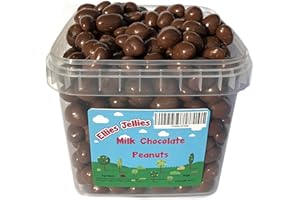 Ellies Jellies Milk Chocolate Peanuts 680g Square Tub