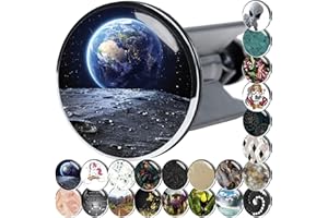 Sanilo Wtyczka do umywalki | Szeroki wybór pięknych zatyczek umywalkowych, łatwa do włożenia do umywalki (ziemia)