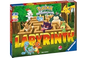 Ravensburger Pokemon Labyrinth - Moving Maze Family Board Games for Kids Age 7 Years Up - 2 to 4 Players for Boys and Girls