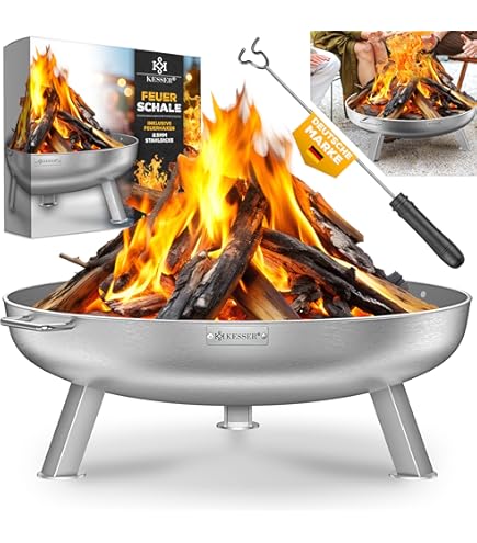 Coperchio Per Braciere Ø 80 Cm - Copertura In Acciaio Per Barbecue E Caminetti Esterni - Foto 4