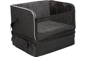 Trixie Siège de Voiture Noir pour chien, 45 × 38 × 37 cm