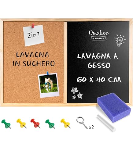 Mophorn Lavagna In Sughero Da 91,4 X 61 Cm, Bacheca Con Cornice In MDF, Lavagna Visiva Con 10 Puntine Da Disegno Ideale Per La Decorazione Di Ufficio Casa E Scuola 85611100
