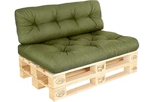 ‎PILLOWS24 Pillows24 Palettenkissen 2-teiliges Set Palettenauflage Polster für Europaletten Hochwertige Palettenpolster Palettensofa Indoor & Outdoor Erhältlich Made in EU