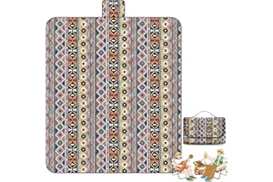 KIMIGO Manta de Picnic Impermeable 200x200 CM - Alfombra Exterior con Base Aluminio,Lavable y Antarena para Playa,Camping,Barbacoa