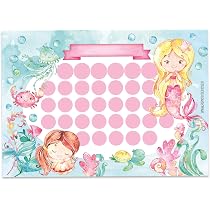 Papierdrachen Juego De Tablero De Recompensas Infantil – Bloc De 10 Hojas Con Pegatinas Para Motivar Rutinas Y Tareas, Diseño Princesa Set 19