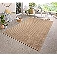 Serdim Rugs Harper Kilim Braided Herringbone Design Outdoor Rugs, Jute, Rectangle 200 x 290cm