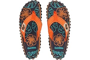 Gumbies Islander Unisex Flip Flops, with Supersoft Cotton Toe Post and Durable Recycled Rubber Sole - Comfort Guaranteed